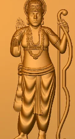 3D Ram ji CNC Design 74