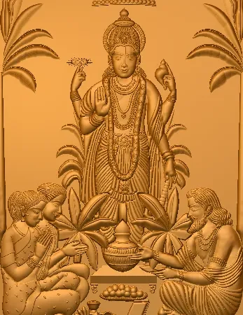 3D Satyanarayan CNC Design 75