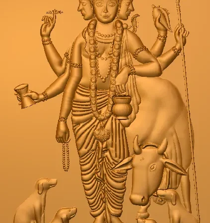 3D God CNC Design 76