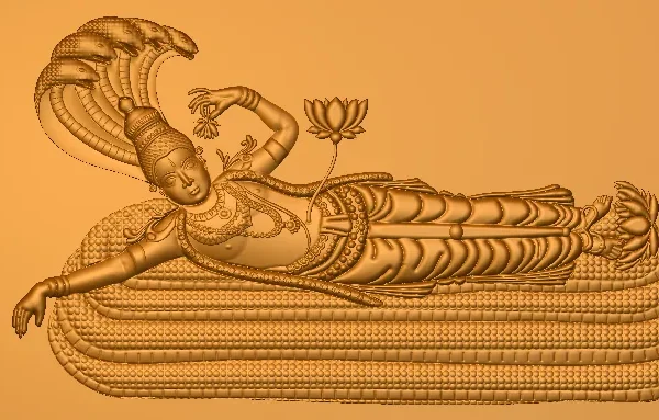 3D Vishnu CNC Design 77