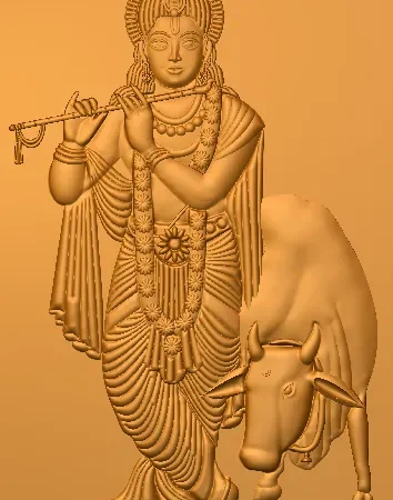 3D Krishna CNC Design 81