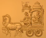 3D Krishna Arjun Rath CNC Design 83