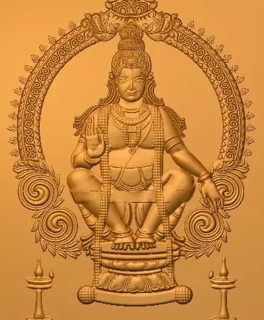 3D God CNC Design 86