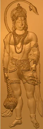 3D Hanuman CNC Design 96