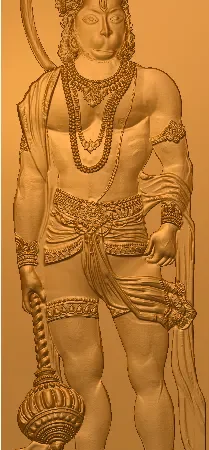 3D Hanuman CNC Design 96