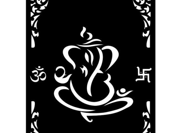 2D Pooja Room CNC Design 4