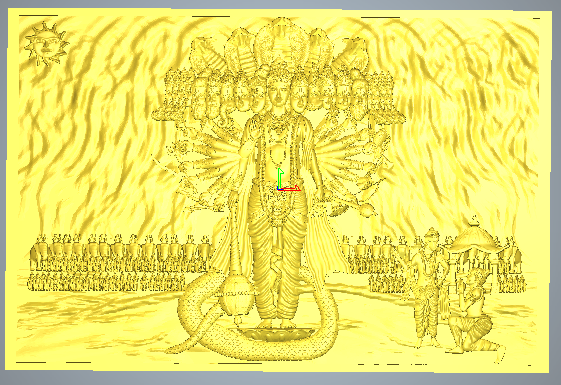 Virat Roop Vishnu CNC Design