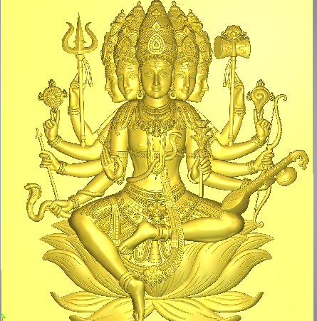 Panchmukhi Gayatri CNC Design