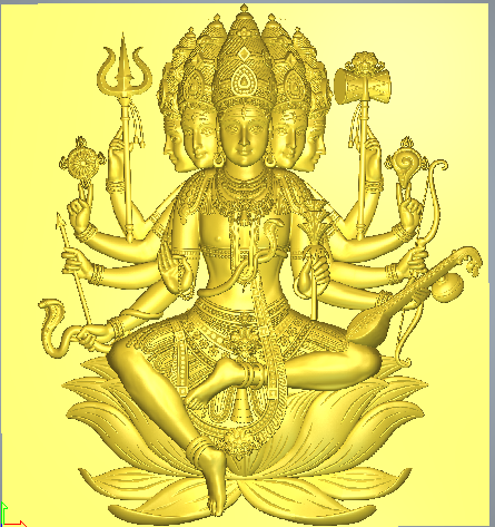 Panchmukhi Gayatri CNC Design