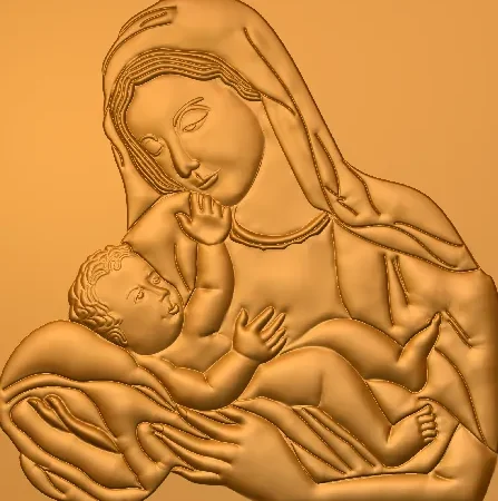 3D Mother marry CNC Design 103