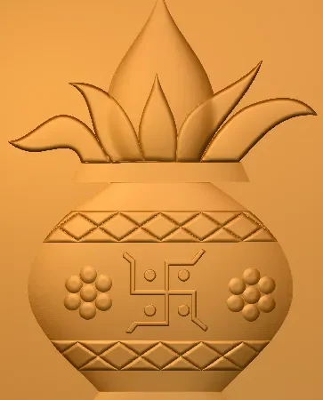 3D Kalash CNC Design 106