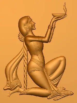3D God CNC Design 108