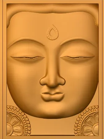 3D Buddha CNC Design 110