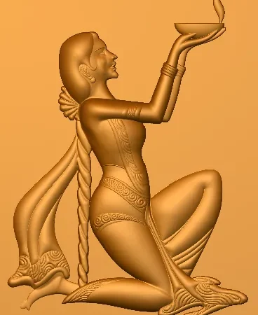 3D God CNC Design 122