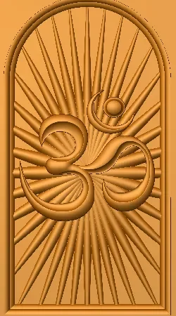 3D Om CNC Design 144
