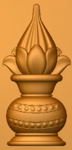 3D Kalash CNC Design 145