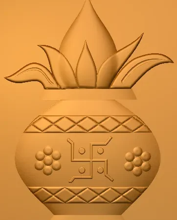 3D Kalash CNC Design 147