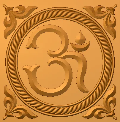 3D Om CNC Design 148