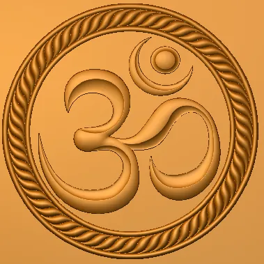 3D Om CNC Design 149