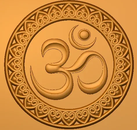 3D Om CNC Design 150