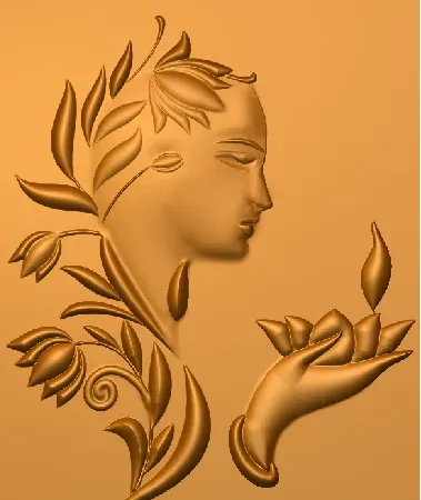 3D God CNC Design 151
