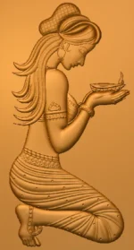 3D God CNC Design 158