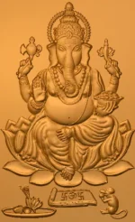 3D Ganesh ji CNC Design 161