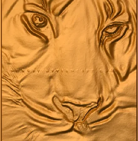 3D Tiger CNC Design 170