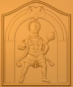3D Hanuman ji CNC Design 172