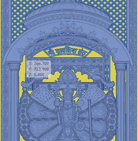 Shree Sawaliya Seth Ji CNC Design