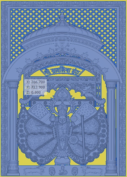 Shree Sawaliya Seth Ji CNC Design